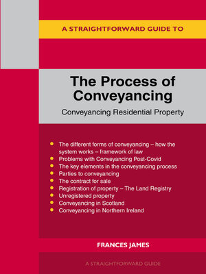 cover image of A Straightforward Guide to the Process of Conveyancing